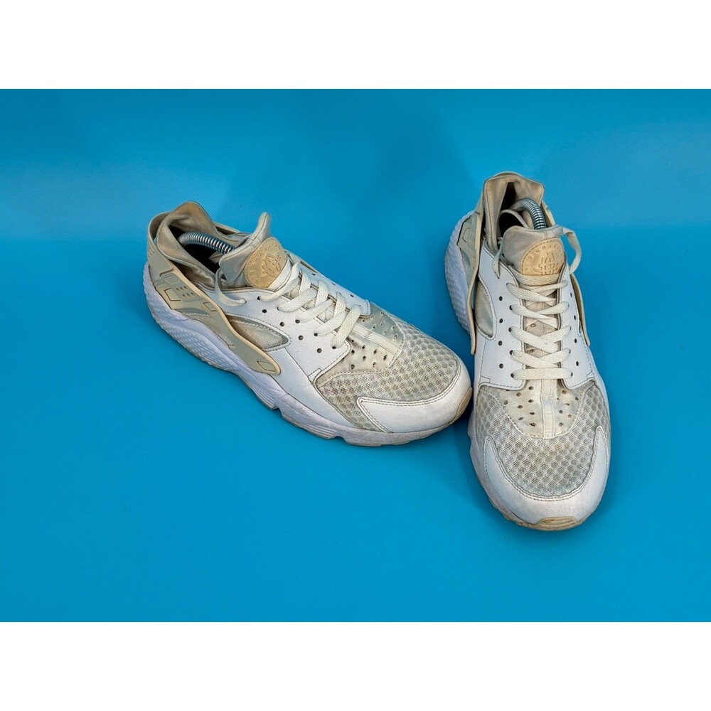Nike Air Huarache All White Pure Platinum Men’s Size 10.5 318429-111 Sneakers